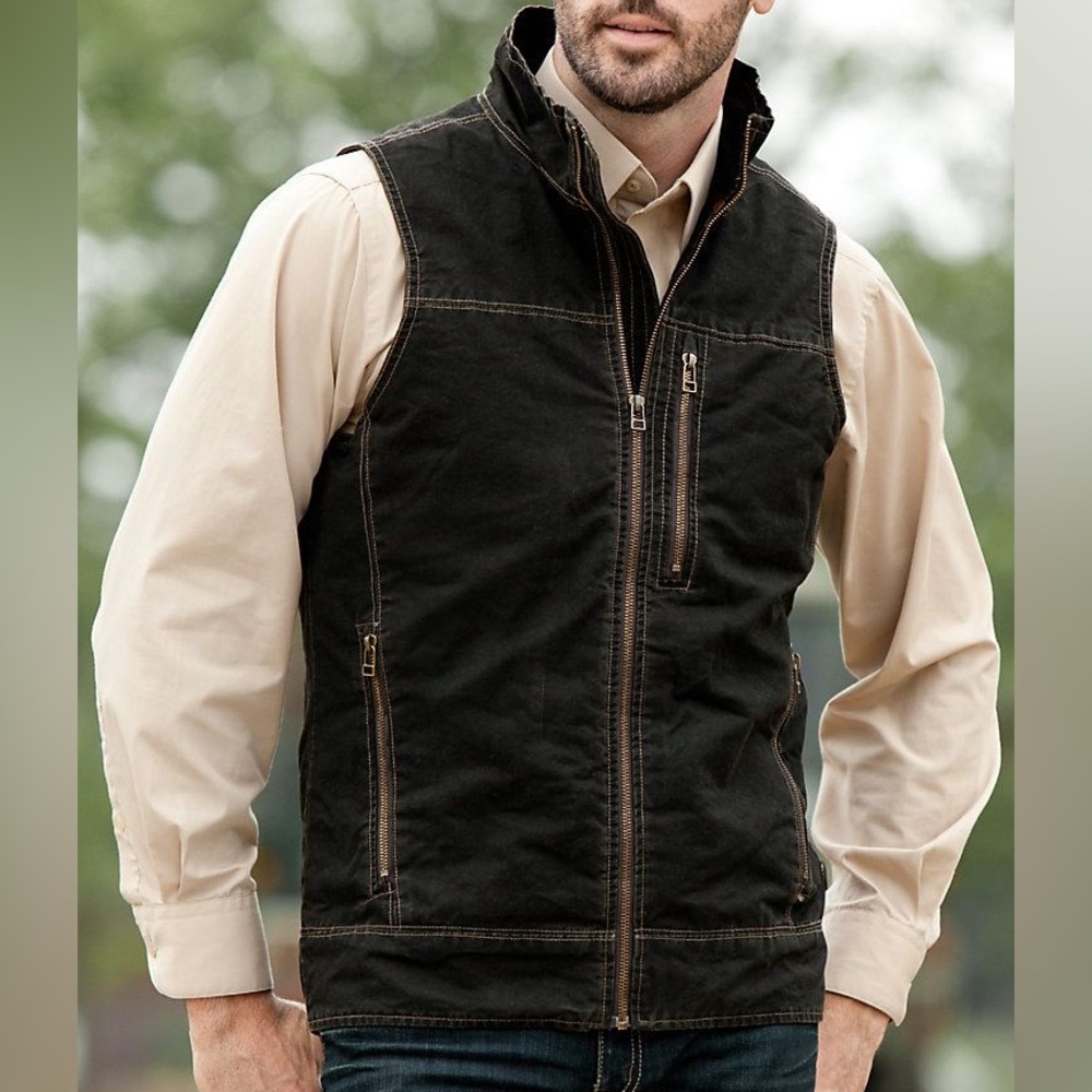 Vintage Patina Dye Men's Kuhl Vest XL - Picture 1 of 7
